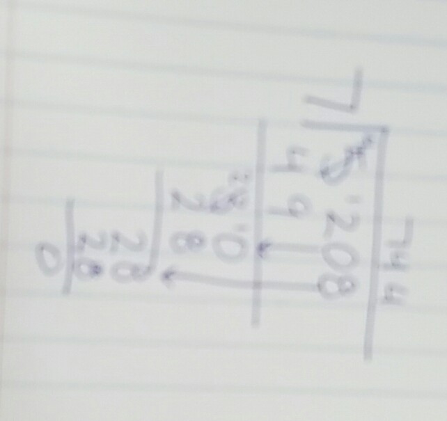 5208 divided by 7 in long division-example-1