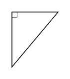 In a right triangle the measure of one of the angles is 43 degrees. Sketch a diagram-example-1