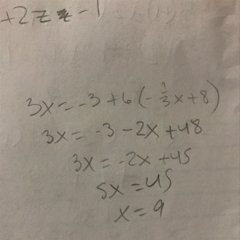 How to solve using substitution? I think the answer is 9, 5 but I need to show work-example-1