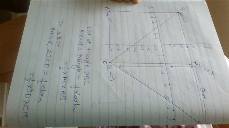 triangle ABC and triangle BCD have vertices A(-6 -7),B(-6,4),C(2,-7),and D(8,4).what-example-1