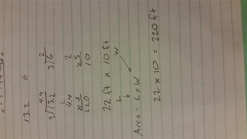 He drawing plan for an art studio shows a rectangle that is 13.2 inches by 6 inches-example-1