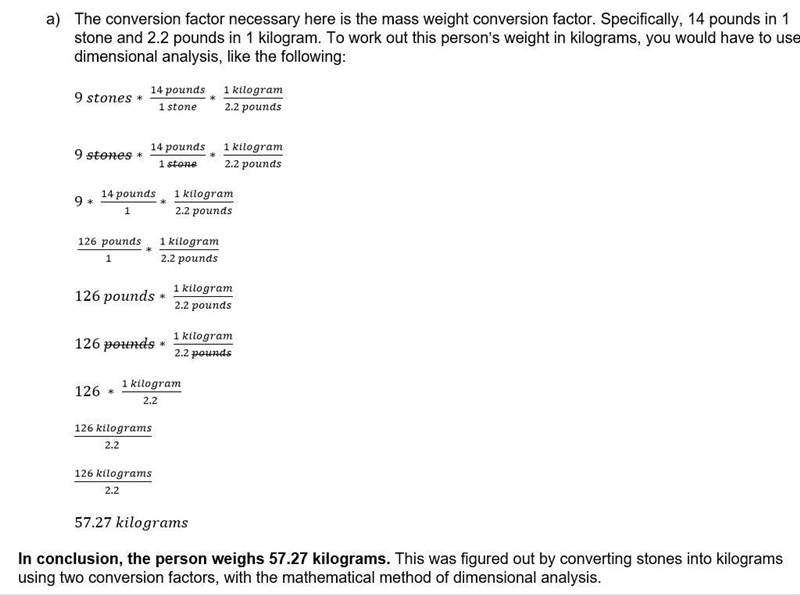 A stone is an English measure of weight. There are 14 lb in 1 stone and 2.2 lb in-example-1