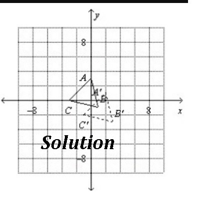 What image is the translation of abc given by the translation rule (x y) (x+2 y-2)-example-1