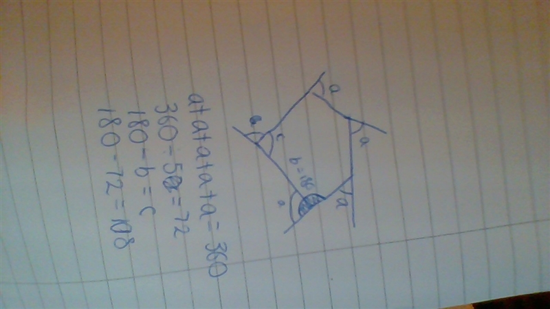 Find the sum of the interior angle measure-example-1