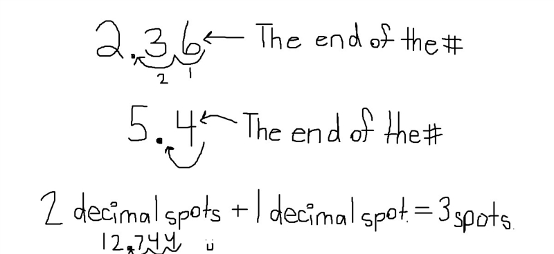 Please help due tomorrow Find the product. Show your work. 2.36 × 5.4-example-1