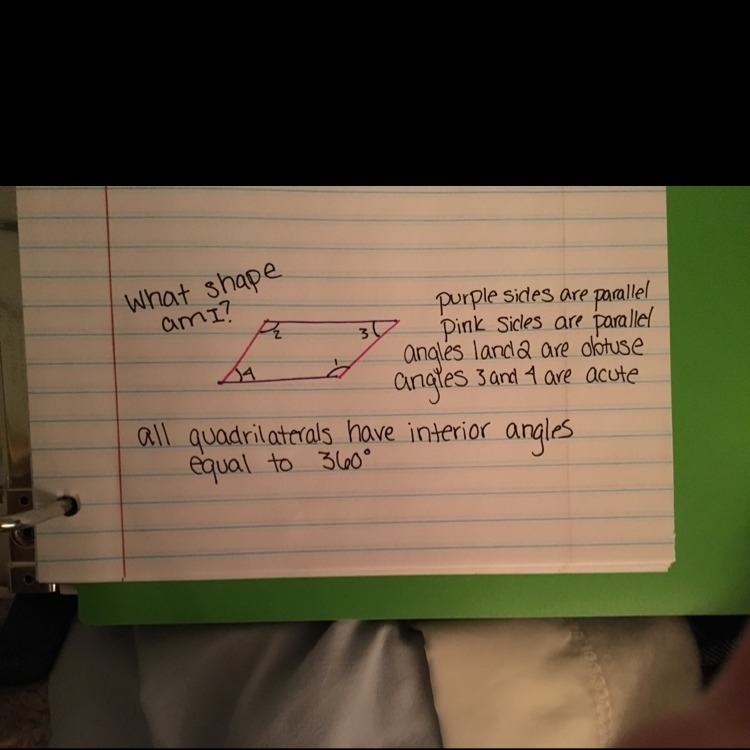 What quadrilateral has two pairs of parallel sides no right angles are two pair of-example-1