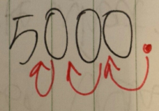 To divide a number by 1,000, move the decimal point _____. four places to the right-example-1