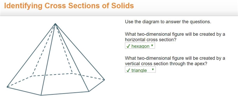 What is a cross section of a three-dimensional figure-example-1