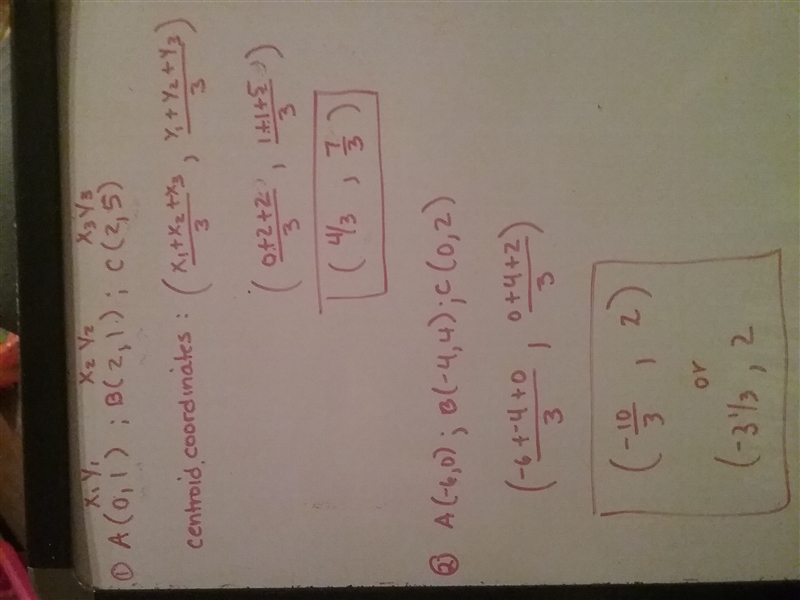 1. What are the coordinates of the circumcenter of a triangle with vertices A(0,1), B-example-1