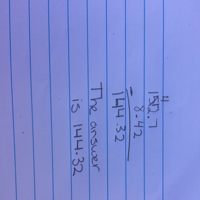 Louisa is 152.7 centimeters tall. Her younger sister is 8.42 centimeters shorter than-example-1