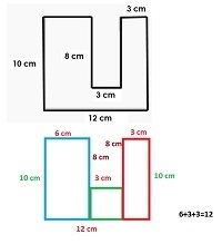 What is the perimeter of the figure? Assume that all angles are right angles A.50 cm-example-1