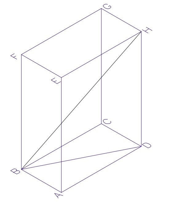 How do you find the length inside a cube diagonally???-example-1