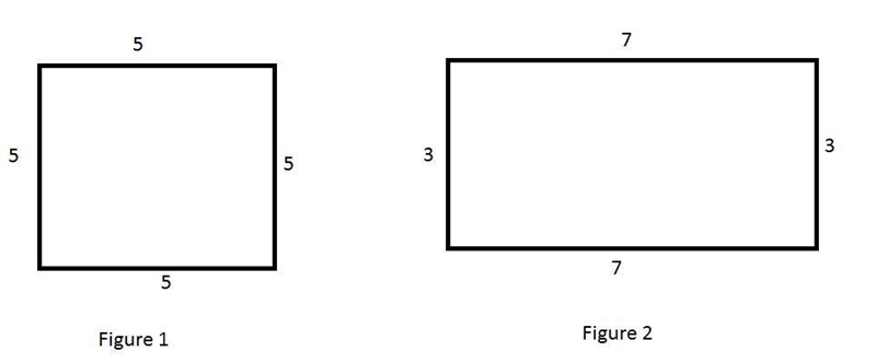 Draw two different figures that each have a perimeter of 20 units-example-1