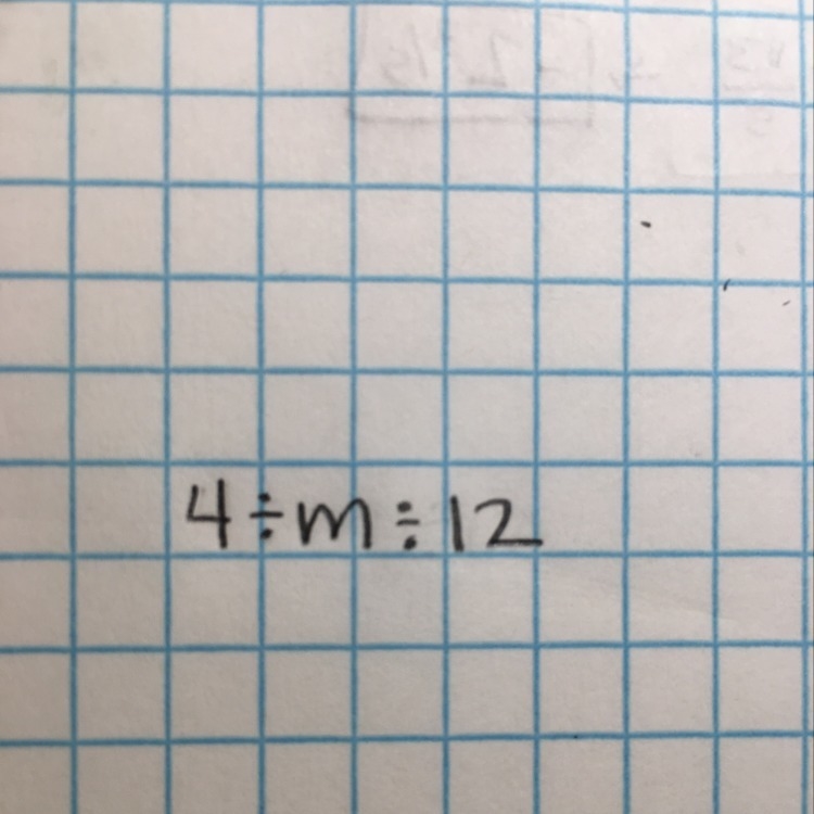 How would I write 4/m/12 ?? (4 divided by m divided by 12)-example-1