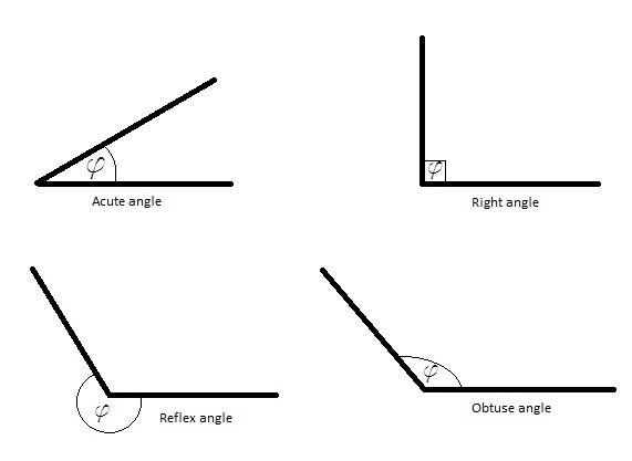 explain the difference between an acute angle and an obtuse angle and your explanation-example-1