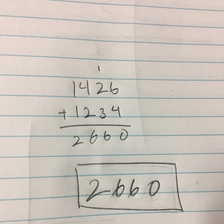 What is 1234+1426 equal-example-1