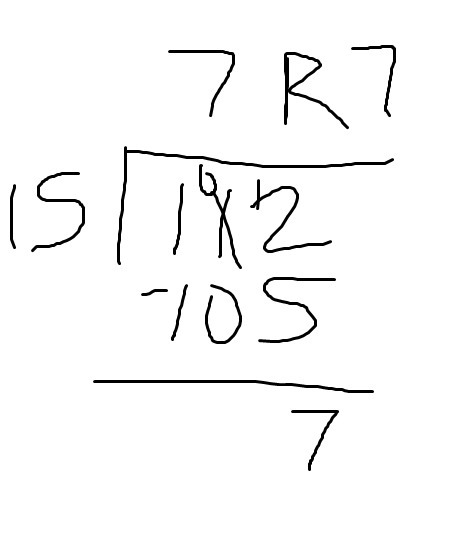 What is 112 divided by 15-example-1