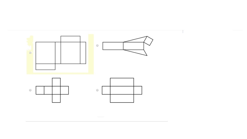 The thing you need to find a net for is a cube.-example-2