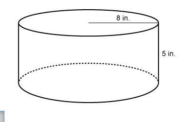 What is the exact volume of the cylinder? Enter your answer in the box. Enter your-example-1