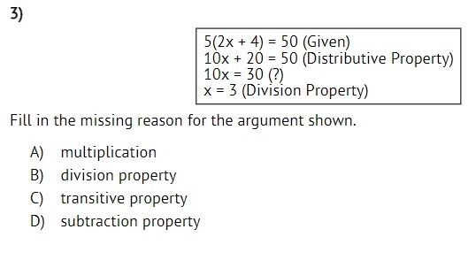 Fill in the missing reason for the argument shown!-example-1