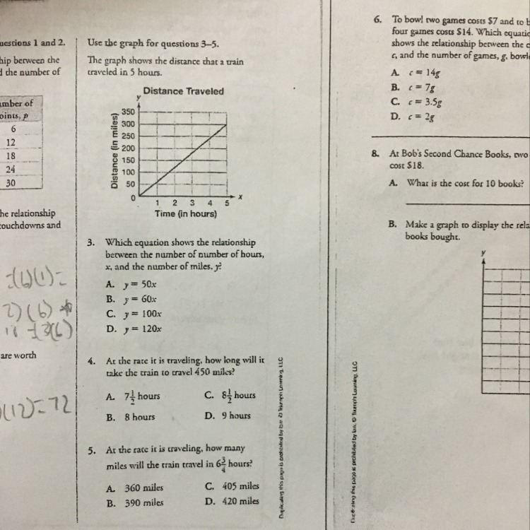 PLS HELP ME WITH 8. 3, 4, and 5 (SHOW WORKKK!!)-example-1