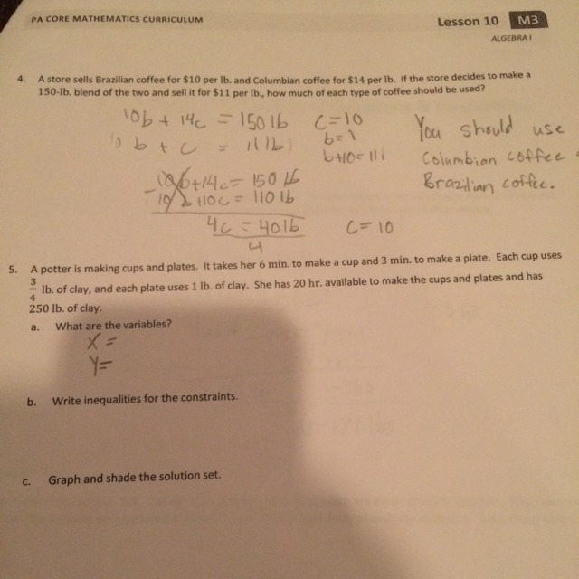 What are the variables for question 5, problem a, I don't quite understand.-example-1