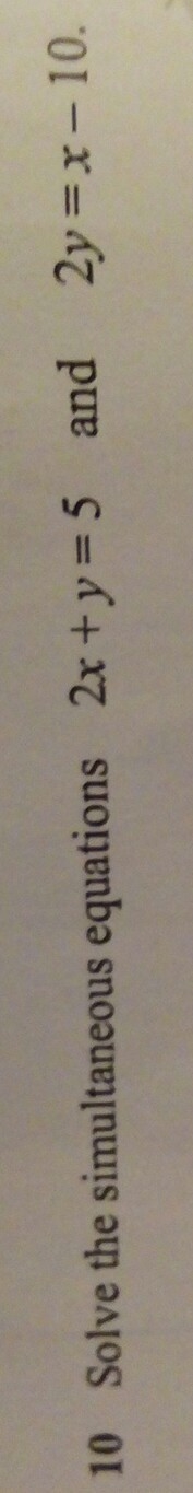 Guyz, how do we find the answer? The answers should be x = 4 and y = -3-example-1