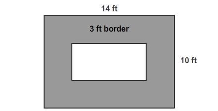 5. Jackson wants to paint a 3-foot border around the edge of the floor in his room-example-1