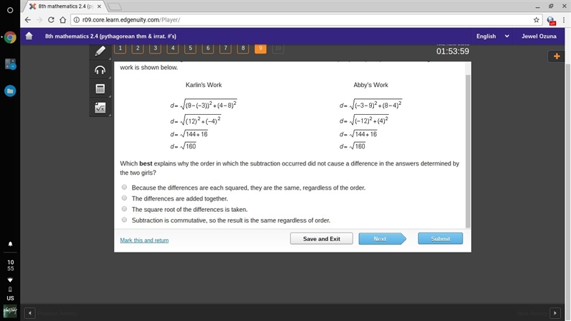 Finding Distance in the Coordinate Plane!-example-1