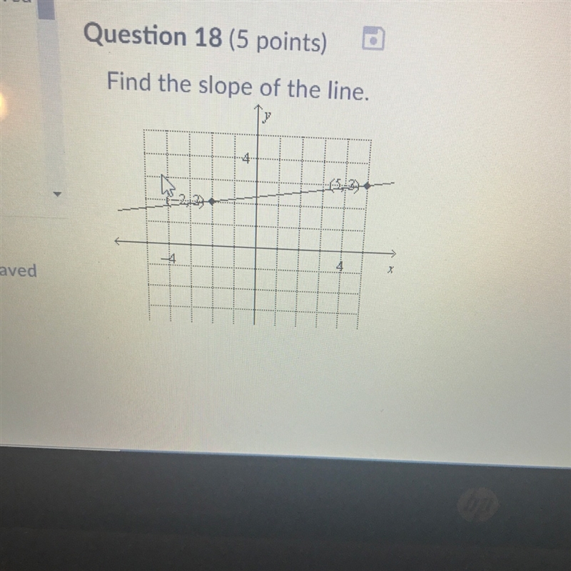 Find the slope of the line. a. 7 b. -7 c. 1/7 d. -1/7-example-1