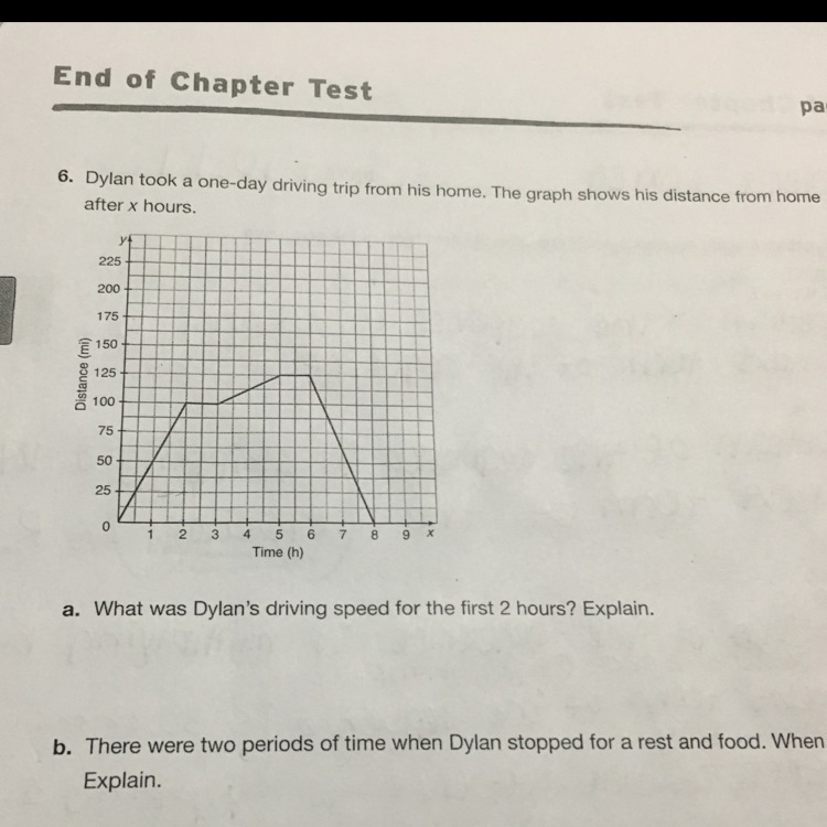 What is Dylan's driving speed for the first 2 hours?-example-1