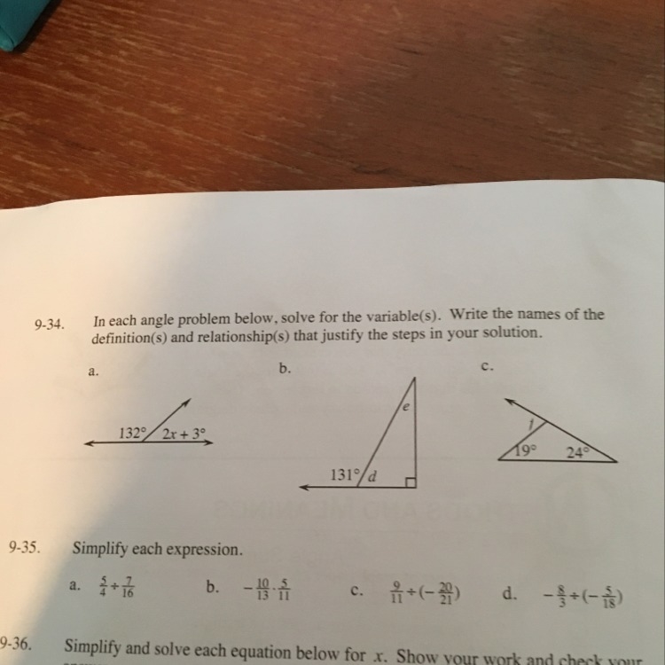 Can u explain how to do the questions on 9-34-example-1