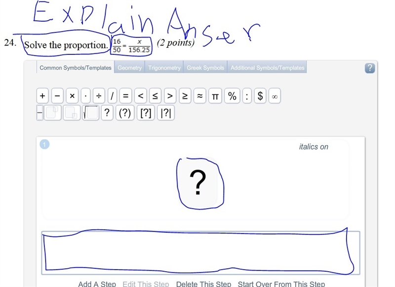 Solve the proportion.-example-1