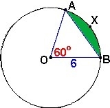 Can some one PLEASE help?! Area of the shaded segment= The three last pictures are-example-1