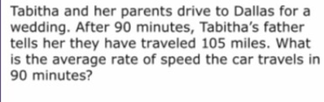 What is the average rate of speed the car travels in 90 minutes?-example-1