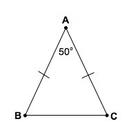 HELP! ASAP!HELP! Find the measure of angle B in isosceles triangle ABC. A) 40° B) 55° C-example-1