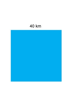 What is the area of this square? A. 160 km B. 160 km² C. 1,600 km D. 1,600 km²-example-1