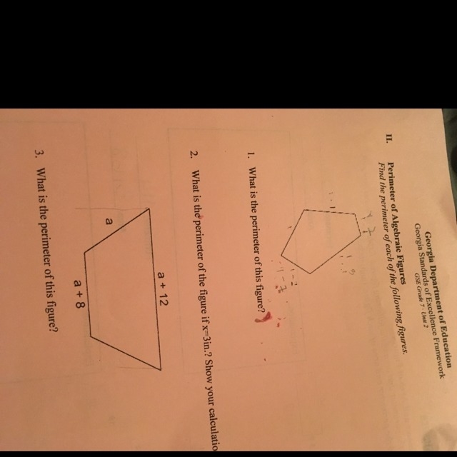 Perimeter? Please show work, thank you!-example-1