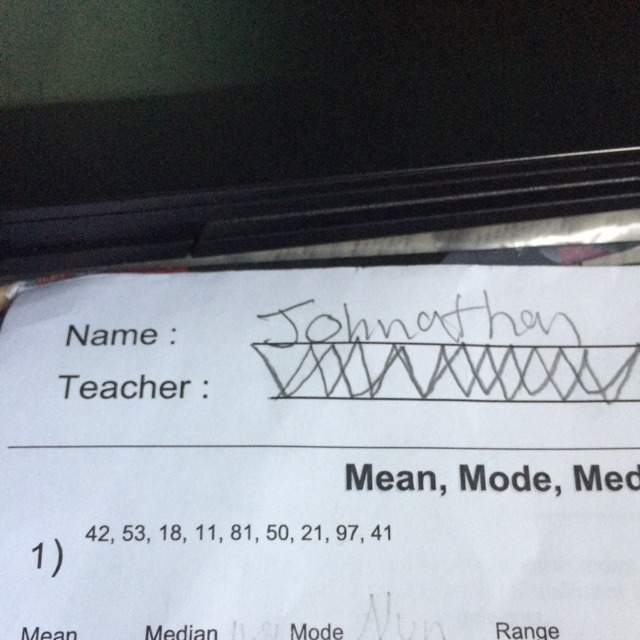 Mean,mode,median and range-example-1