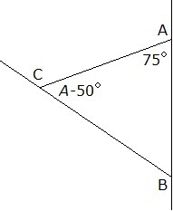 Determine the measure of each exterior angle. The measure of angle A is °. The measure-example-1