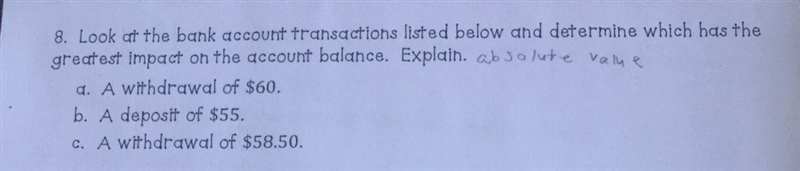 I need help please! REMEMBER THEY NEED TO BE IN ABSOLUTE VALUE!!'-example-1