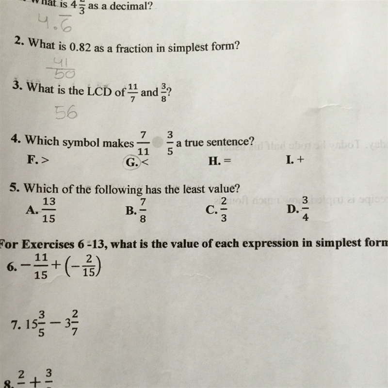 Which of the following has the least value?-example-1