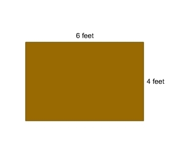 Nancy measured the top of her rectangular table. Which statement is true about the-example-1