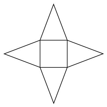 Which net matches the figure? the triange is the figure the other pics are the answers-example-2