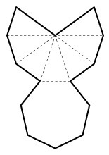 Which net matches the figure? the triange is the figure the other pics are the answers-example-3