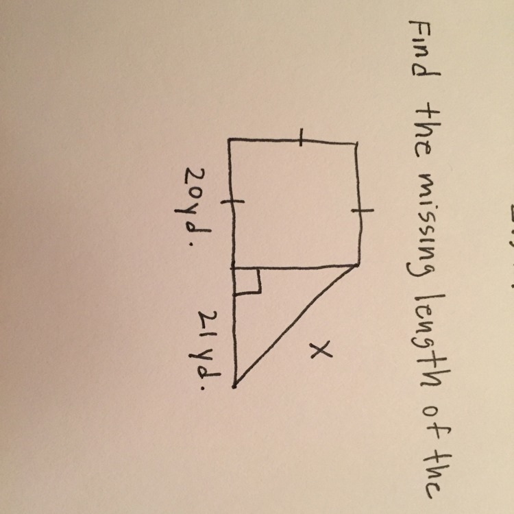 Find the missing length of the figure-example-1