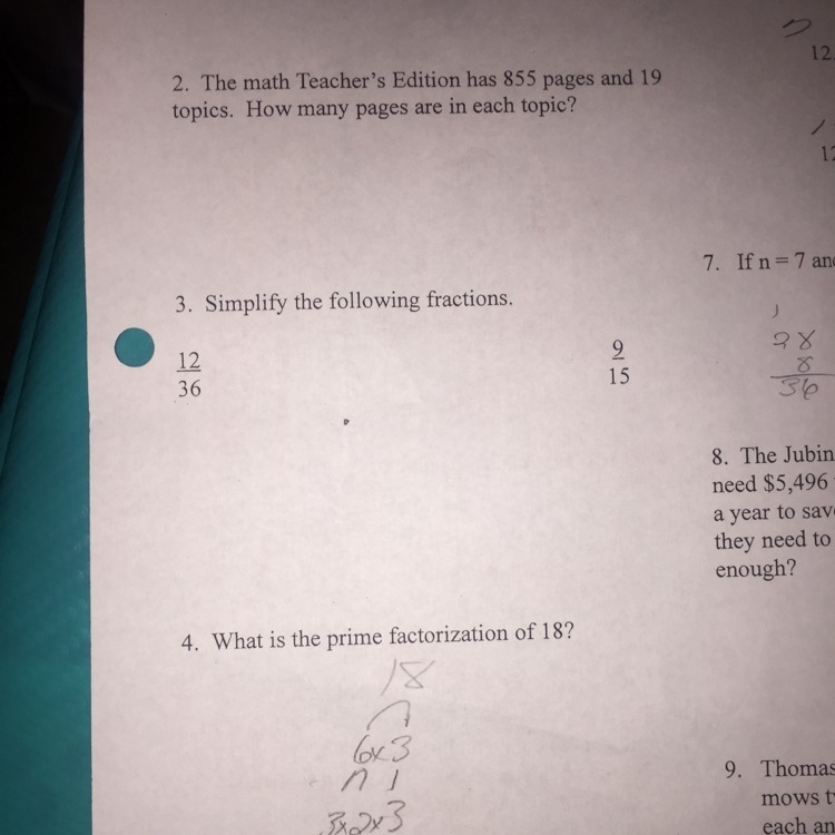 Can someone help me with number 3 both fractions-example-1