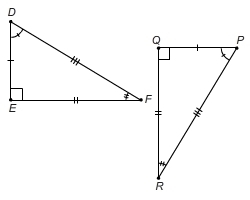 ANSWER FAST PLZZZ Which polygons are congruent? Select each correct answer. Two right-example-1