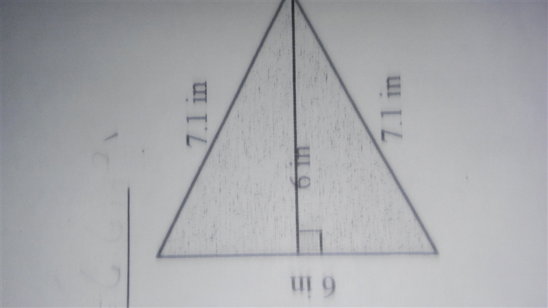 How do you find the area of this triangle? I need how to do it and the answer. Thanks-example-1