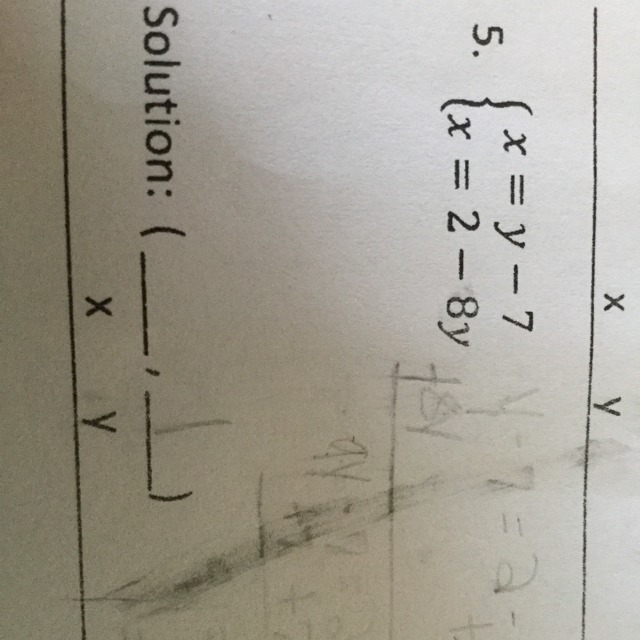 Could someone help me do this using substitution I don't know how to do this for math-example-1